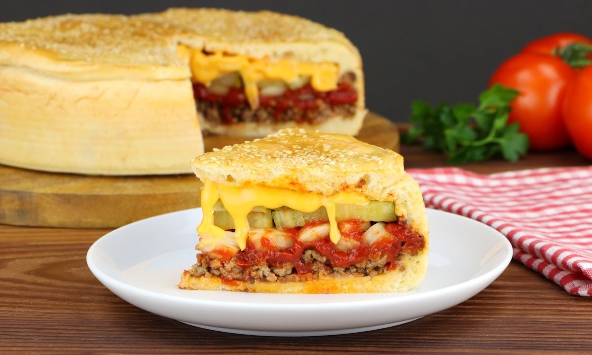 Cheeseburger-Kuchen