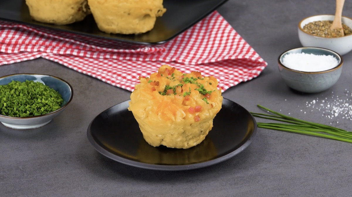 Herzhafte Muffins mit KÃ¤sespÃ¤tzle