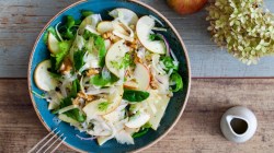 Schale mit Fenchel-Apfel-Salat