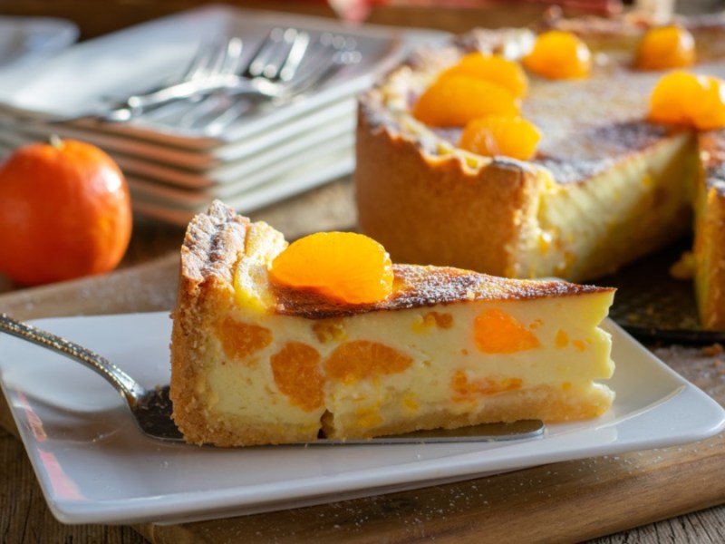 Diese Mandarinen-Schmand-Torte ohne Backen versüßt dir den Sommer