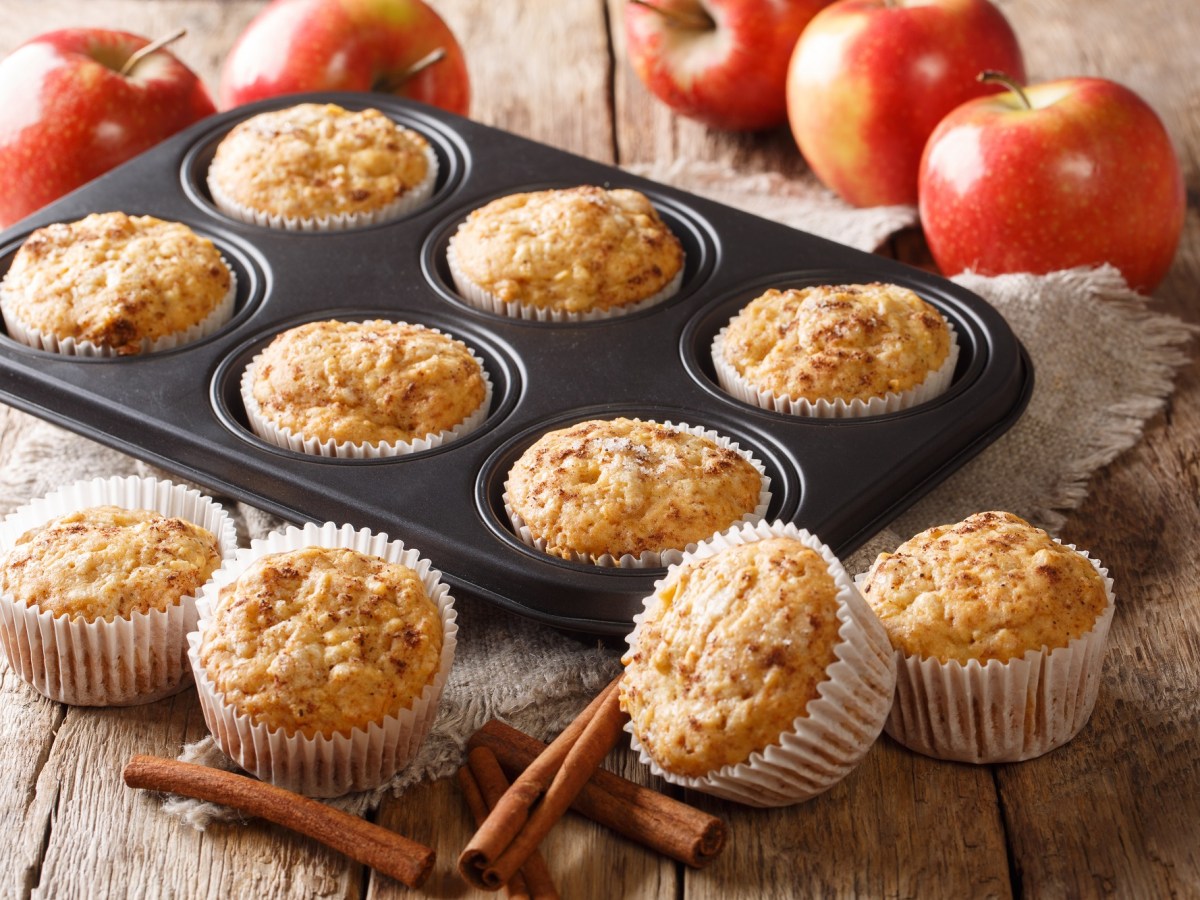 Schnelle Apfelmus-Muffins: saftige kleine Kuchen für den süßen Hunger