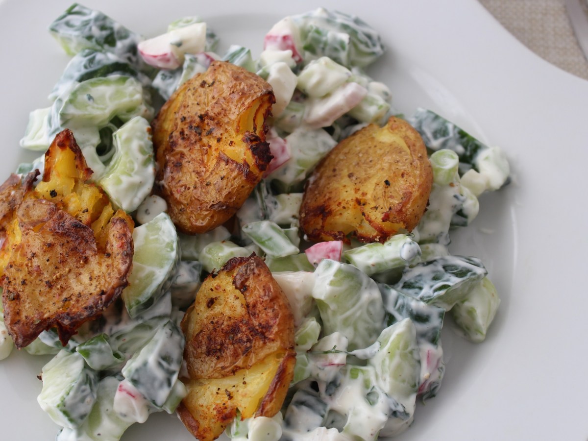 Knuspriger Kartoffelsalat aus dem Airfryer: Wie schmeckt der Trend-Salat?