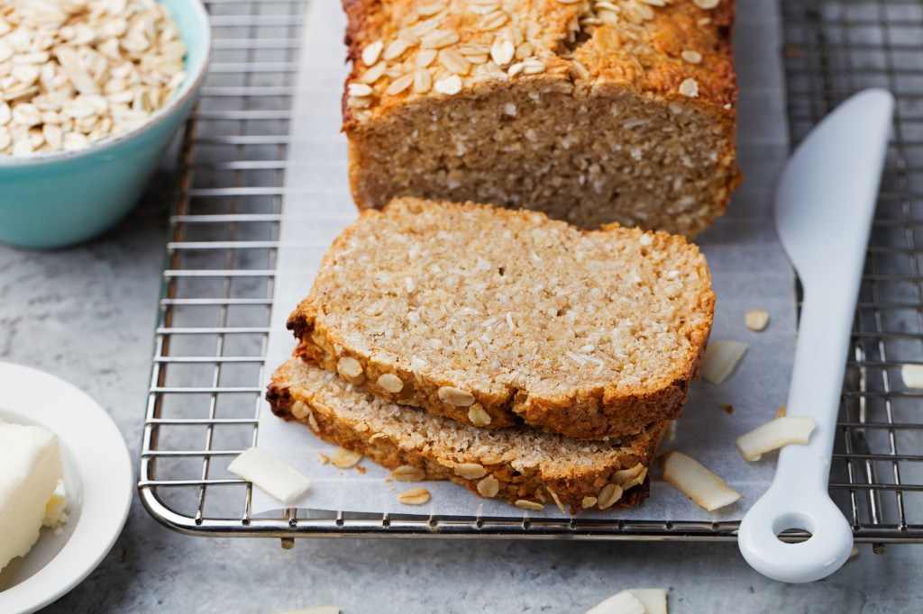 Haferflocken-Quark-Brot