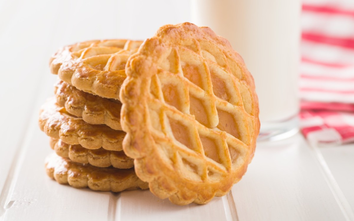 Ein Stapel Apple Pie Cookies.