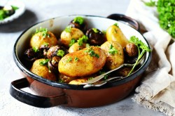 Kartoffel-Champignon-Pfanne