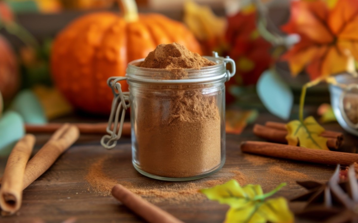 Pumpkin Spice â€“ was ist das?: Pumpkin Spice in einem Glas.