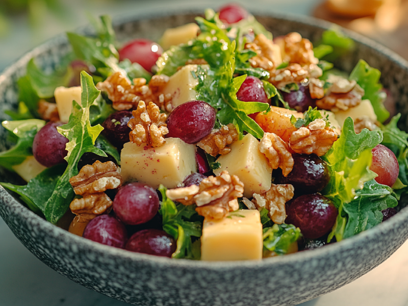 Schale mit Trauben-KÃ¤se-Salat