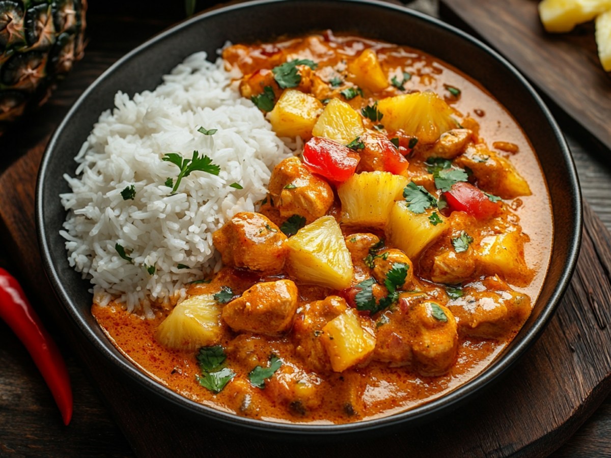 Entfliehe mit diesem HÃ¤hnchen-Ananas-Curry dem trÃ¼ben Winter