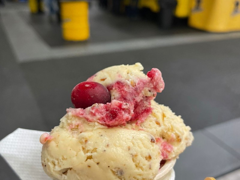 Schwarzbrot-Eis auf der GrÃ¼nen Woche