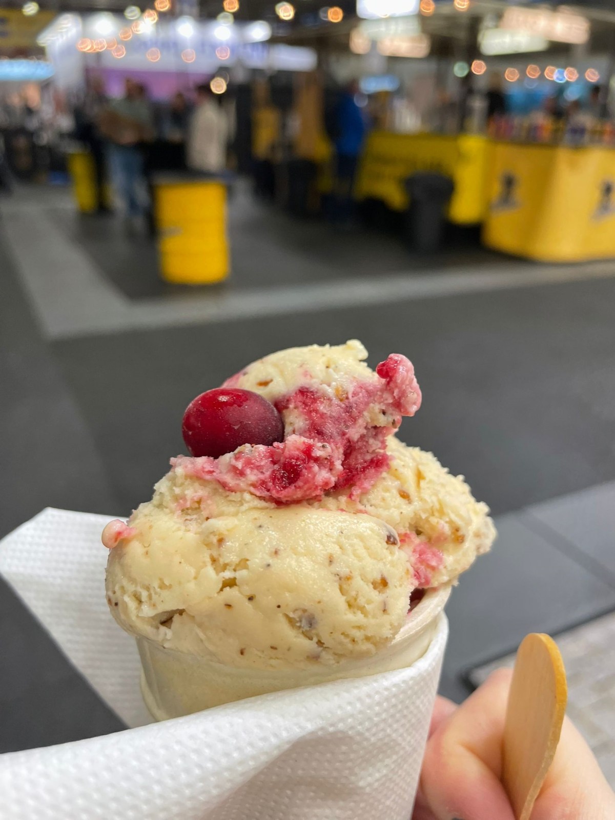 Schwarzbrot-Eis auf der GrÃ¼nen Woche