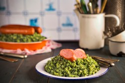Stamppot: niederländischer Kartoffel-Gemüse-Eintopf.