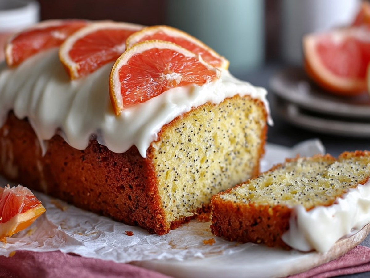 Mohn, Grapefruit, weiße Schokolade: Kuchen mal erfrischend anders