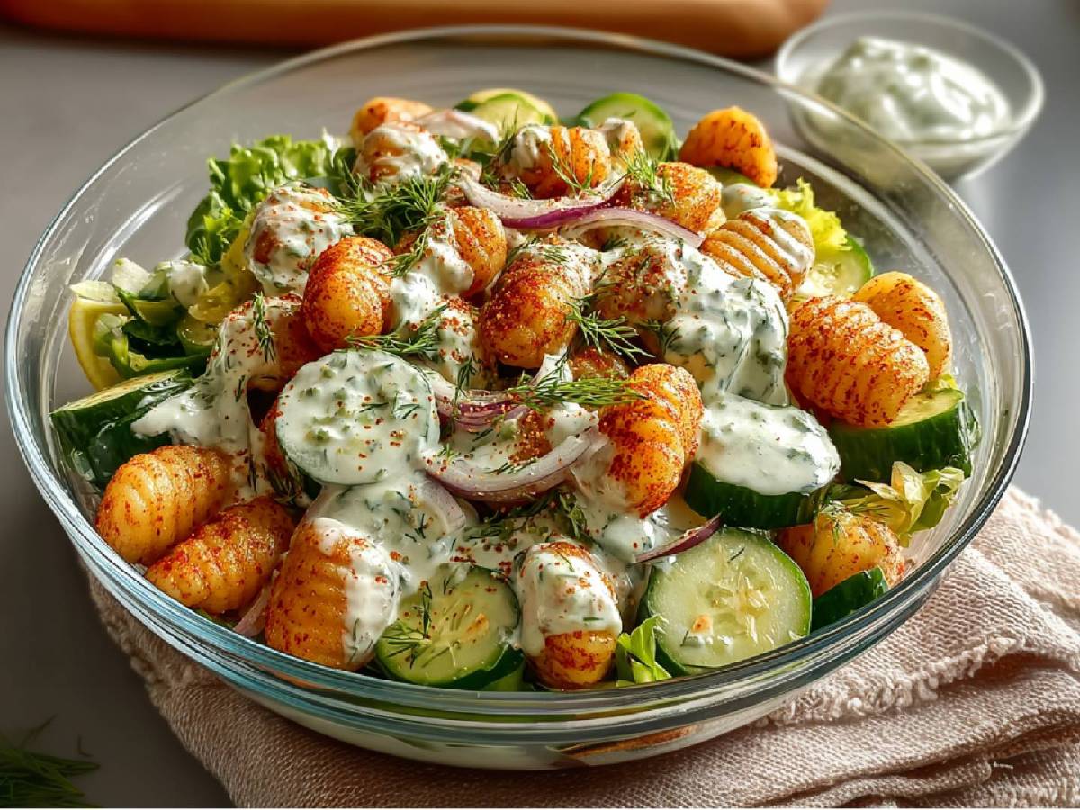 Gurken-Gnocchi-Salat: perfekter Begleiter für den Grillabend