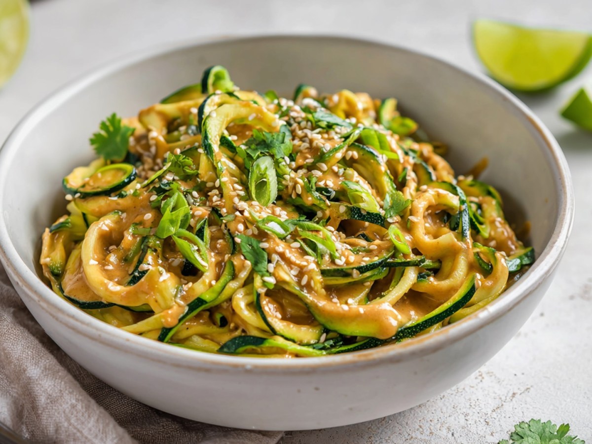 Zoodles mit Kick: So hast du Zucchini noch nie gegessen
